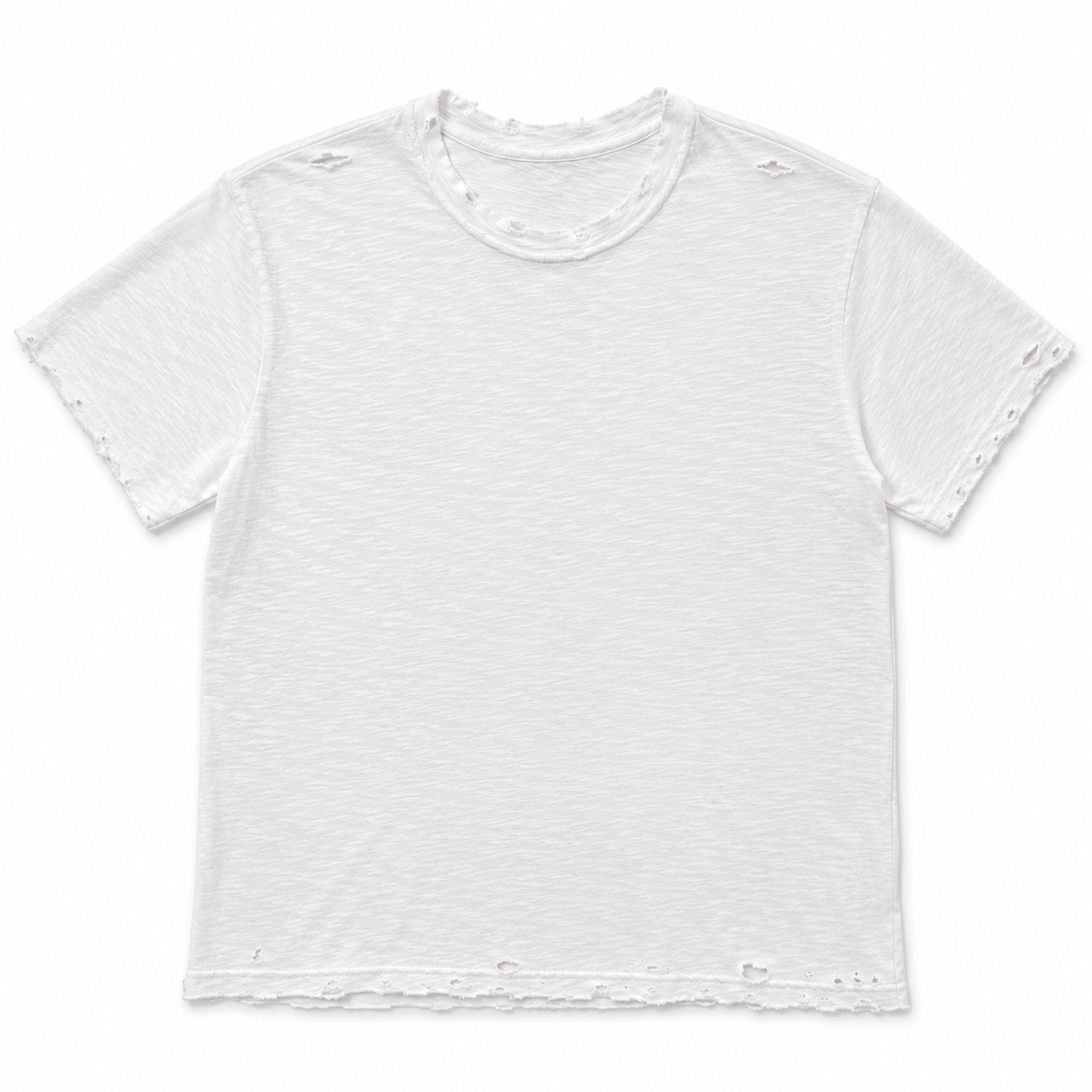 Wholesale Thrashed Slub Tee [ 24pc MOQ per color ]