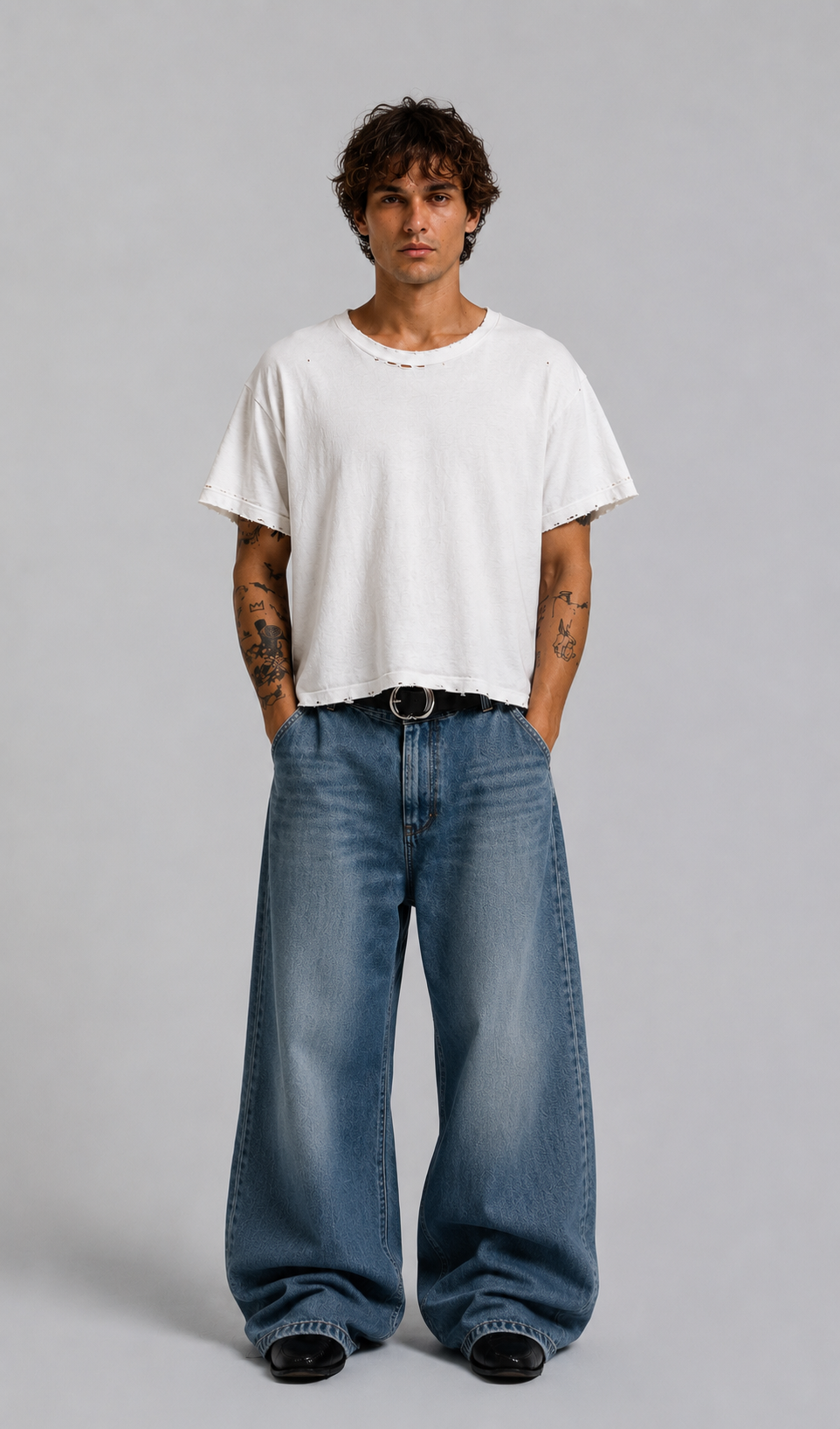 Wholesale Thrashed Slub Tee [ 24pc MOQ per color ]